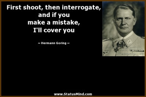 hermann goering quotes war
