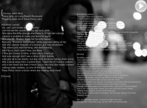 Kendrick Lamar Lyrics