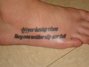 Poem Quote Tattoo