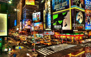 New-York-Broadway-Night-Lights-Buildings-United-States