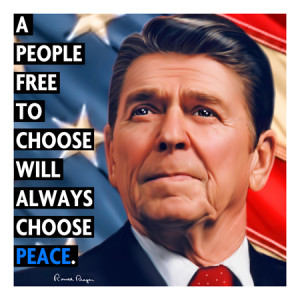 Ronald Reagan Quote Canvas Art Print