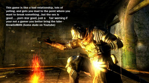 The greatest Dark Souls quote I've seen yet, came from the depths of a ...