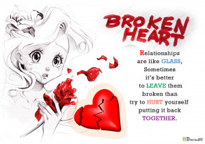 Heart broken poem quotes – broken heart quotes for Girls