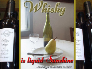 Whisky is liquid sunshine