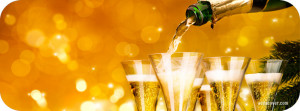 Champagne Toast Facebook Cover