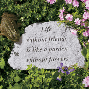 Small Friendship Garden Stone