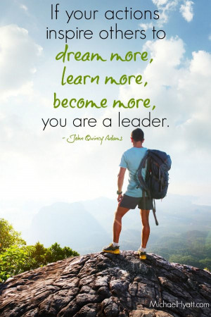 You are a leader if . . . #quote