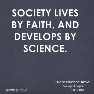 Henri Frederic Amiel Society Quotes