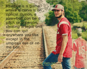 Senior Baseball Fun Quote My Visions Shot by Carolyn Pettijohn