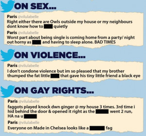 What would your reaction be, if your teenage daughter tweeted comments ...