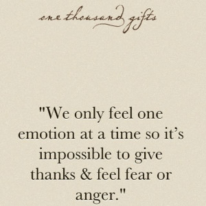 From 'One Thousand Gifts' by Ann Voskamp