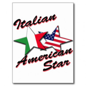 Italian american pride (t) postcard