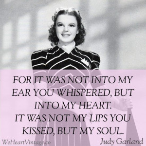 Quotes: Judy Garland on love
