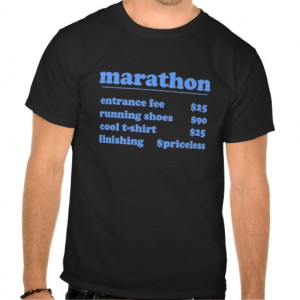 Funny marathon t-shirts
