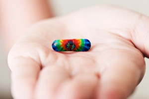 ... pill. Horizontal format. (Credit: Diane Garcia via Shutterstock