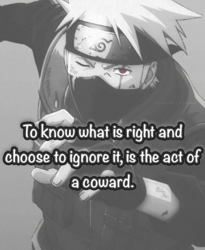 kakashi hatake quote