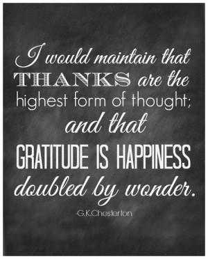 Printable Thanksgiving Chalkboard Quote