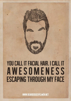 Beard Man is a Real Man | Quotes Posters