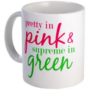 Pink/Green Mug on