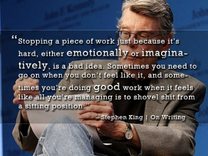 Stephen King quote Thursday Thirteen 7/5/12 13 great writing quotes