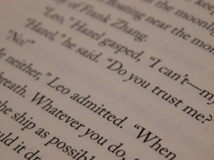 Leo- Do you trust me Hazel- No Leo- Me neither ----Mark of Athena