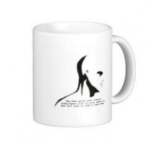 Proof Of Alien Life Quote Classic White Coffee Mug