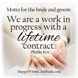 motto for the bride and groom