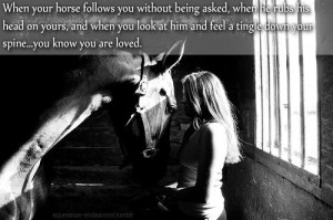 BlackandWhite #girl #Horse #Edit