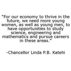 Chancellor Linda P.B. Katehi talks about the 