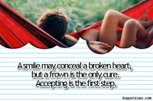 Daily 4uquotesru Love Quotes in Tumblr:A smile may conceal a broken ...