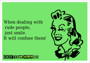 Rude People and Breathing: An Exercise