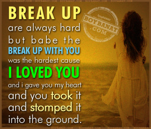 really sad break up quotes heartbroken breakup quotes just because ...