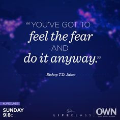 Are you looking to transform your life? Oprah and Bishop T.D. Jakes ...