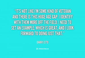 OK being the veteran, but I'm still just a kid.