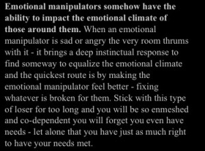 Narcissist Manipulative Tactic