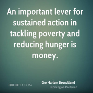 An important lever for sustained action in tackling poverty and ...