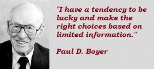Paul d boyer famous quotes 2