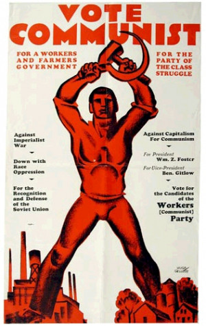 1924 vote communist poster during the 1920s the american communist ...