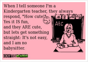 Kindergarten teachers