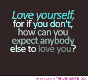 Love Yourself