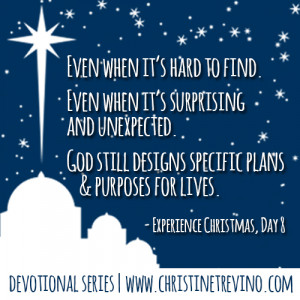 By God's Design [Experience Christmas Quote]
