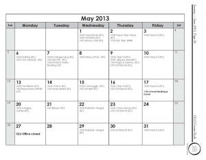 Calendar 2013 May Quotes – 4 Free Printable Calendars Picture