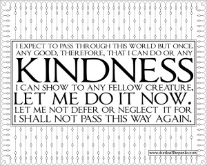 Quaker Quote about Kindness