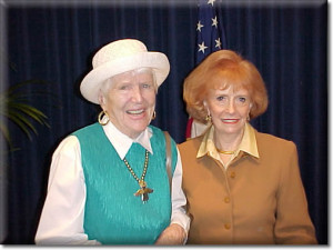 Millie Lawton and Governor Jane Dee Hull