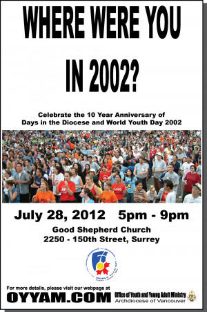 World Youth Day 2002 10th Anniversary Celebration