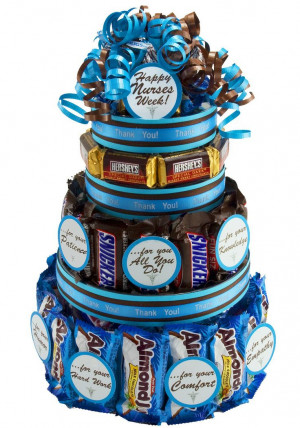 Nurse's Appreciation Week Candy Cake - You Care Packages