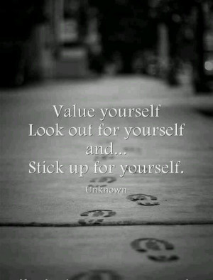 value yourself quote