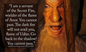 Gandalf Epic Speech
