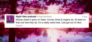 Night Vale appreciation blog. This is a sideblog run by ...