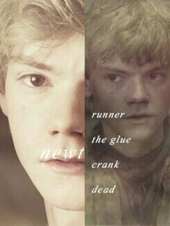 The maze runner. Newt-- My favorite from the book! Really ticked me ...